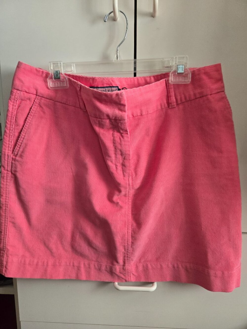 Vineyard Vines Women’s 14 Skirt Mini Corduroy Short 100% Cotton Pink